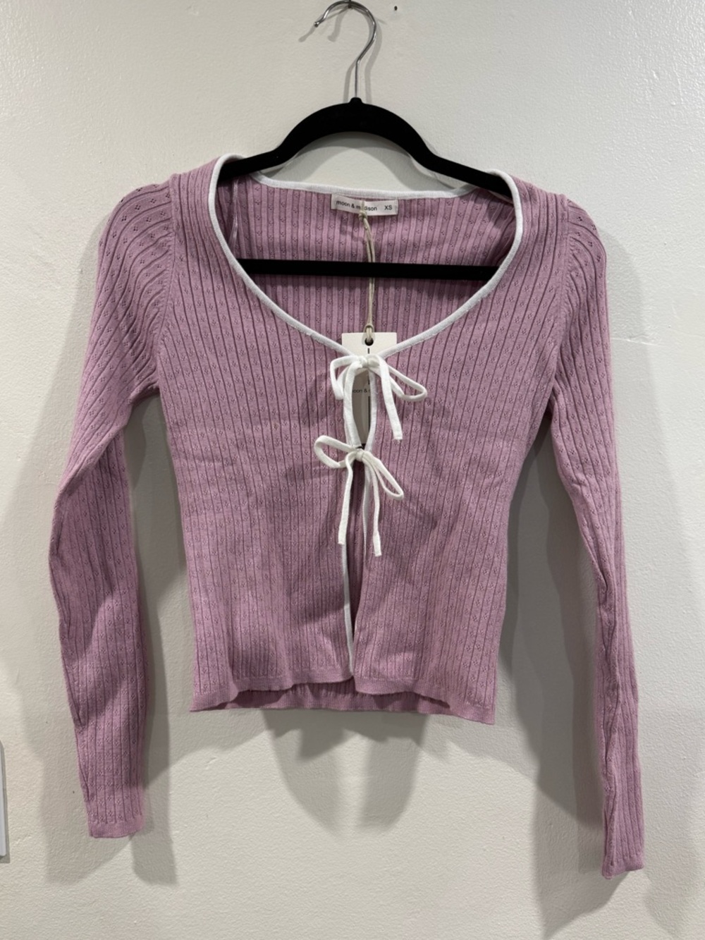 Girls Purple/Lavender Top / Front tie shirt